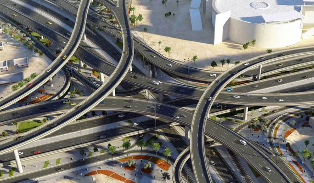 First Cable Stayed Bridge in Qatar